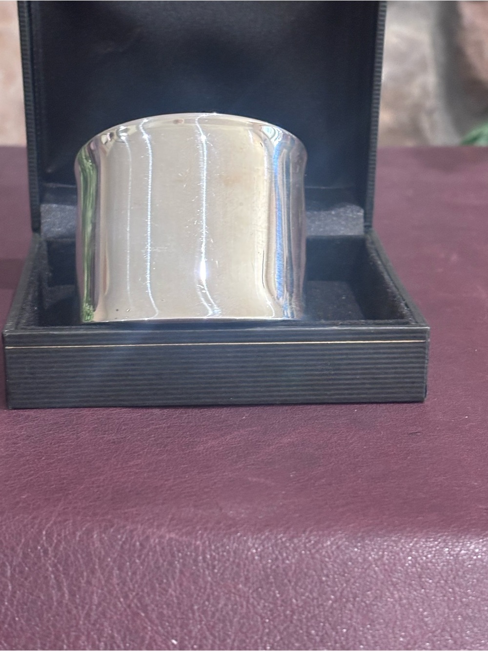 MWS wide sterling cuff bracelet